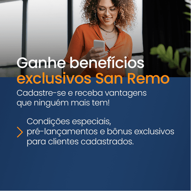 Convite para entrar no Radar de Lançamentos San Remo